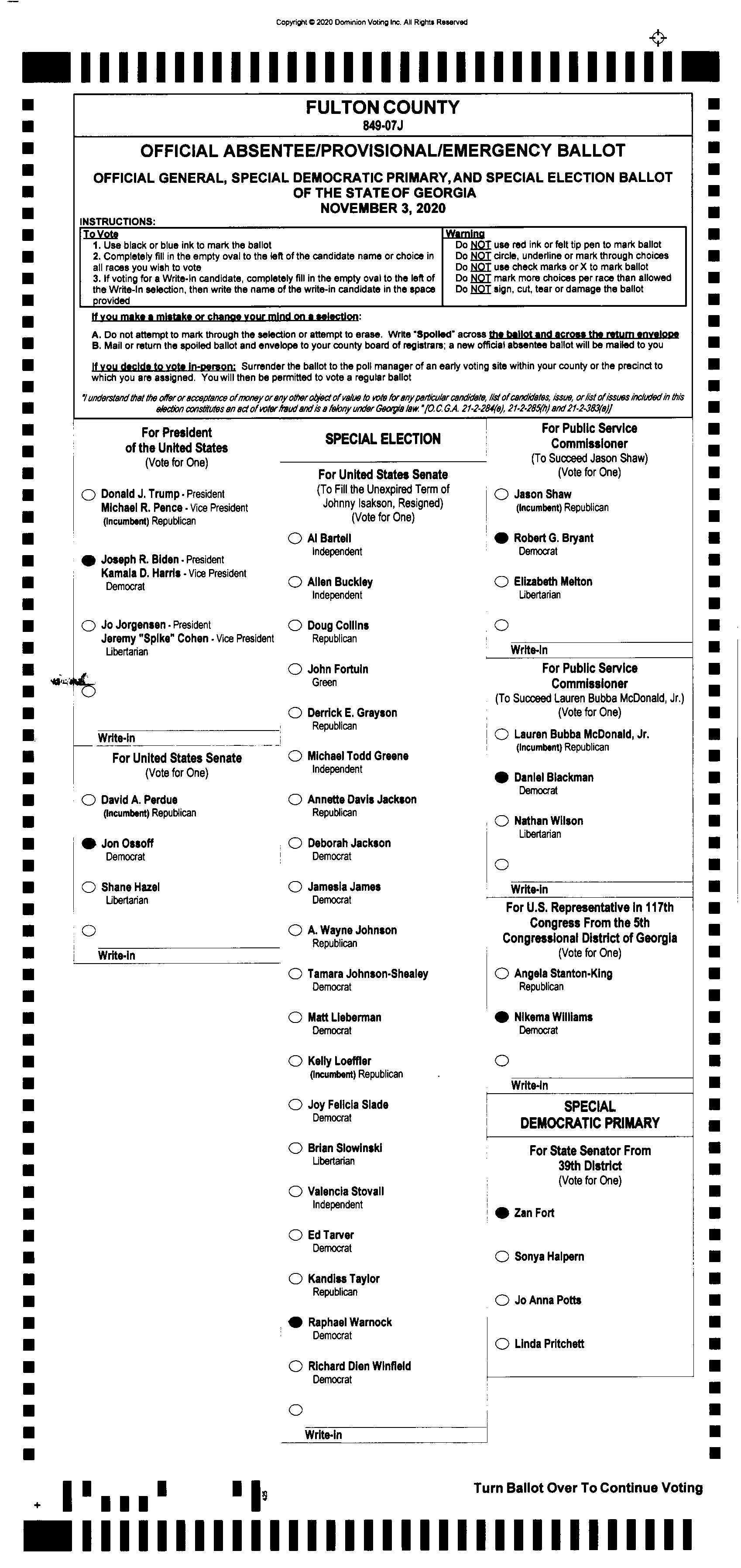 Source Ballot